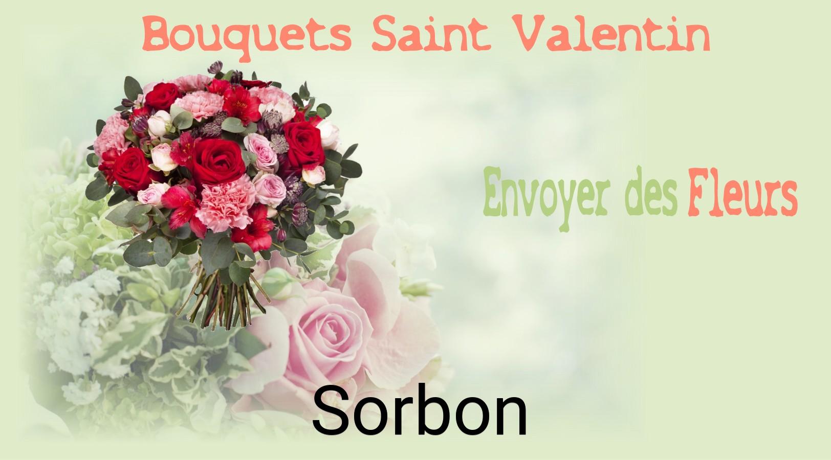 Roses de Saint-Valentin livrées à Sorbon